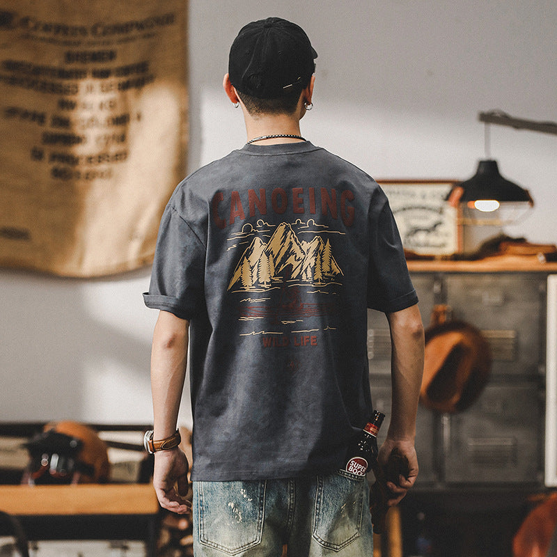 VAAGOON Canoeing Wild Life T-Shirt