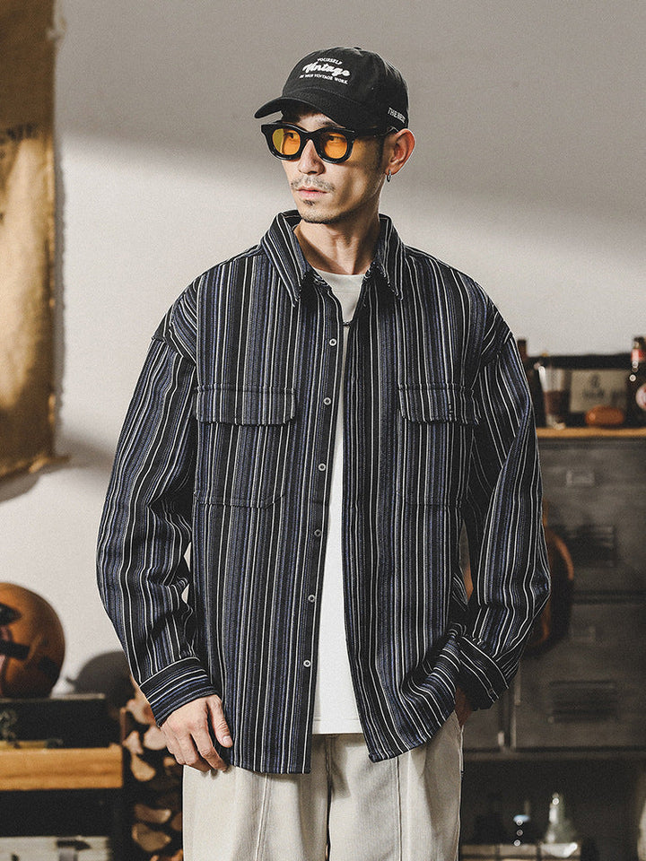 VAAGOON Midnight Stripes Shirt