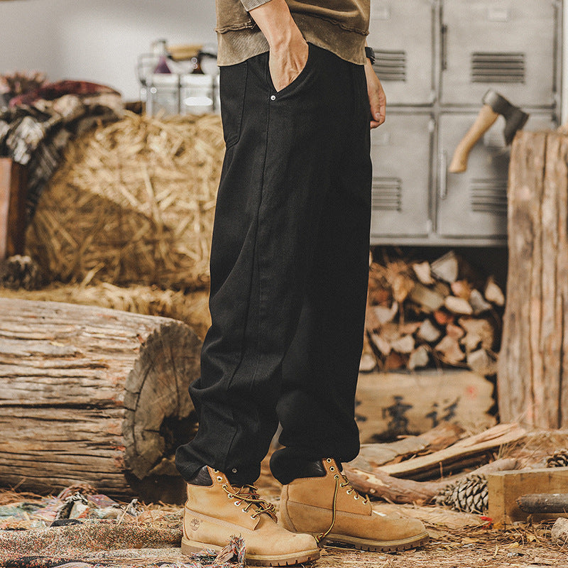 VAAGOON American Retro Velvet Stitch Pants