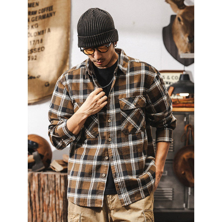 VAAGOON Black Grid Shirt