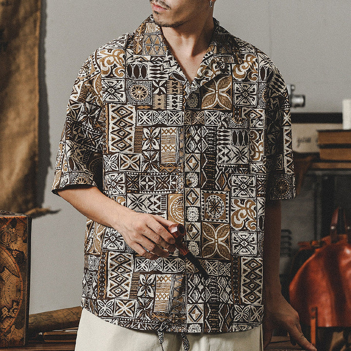 VAAGOON Tribal Patchwork Spirit Shirt