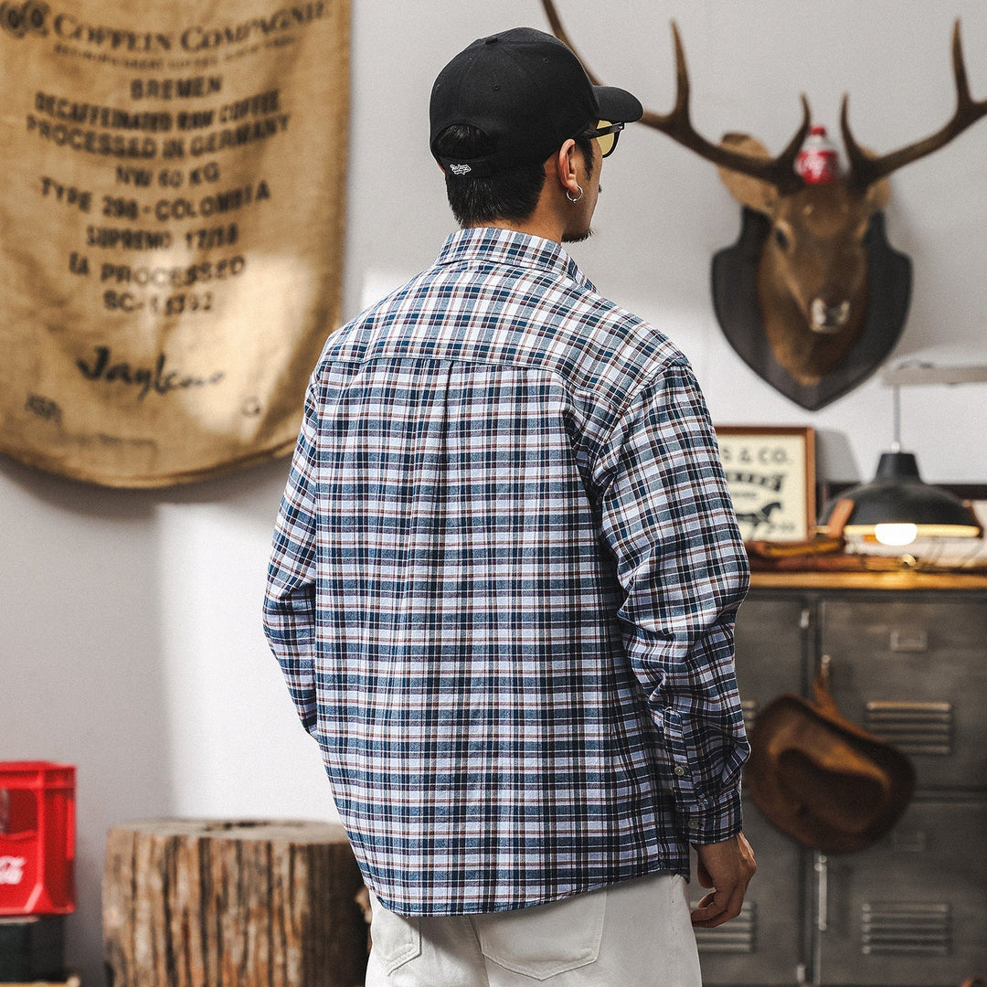 VAAGOON Blue Check Shirt