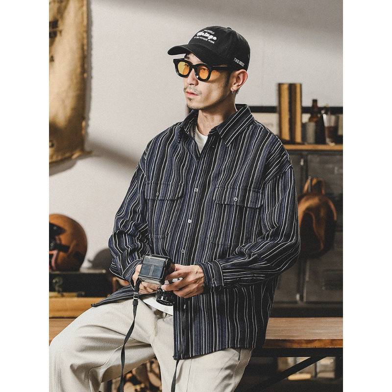 VAAGOON Midnight Stripes Shirt