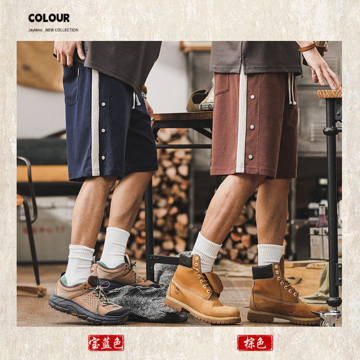 VAAGOON Dual-Tone Snap Shorts