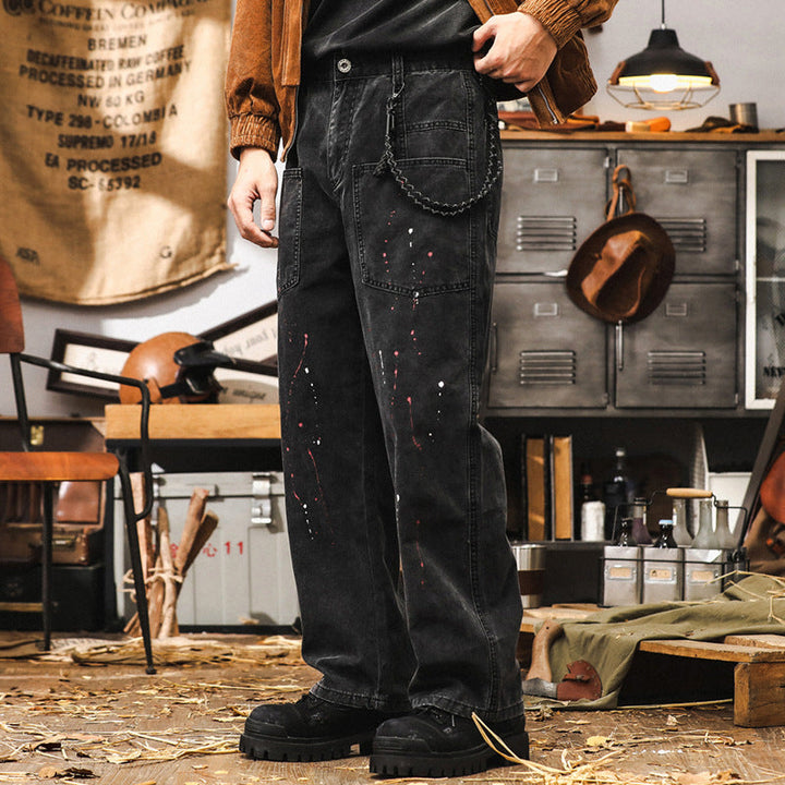 VAAGOON Jet Black Utility Denim