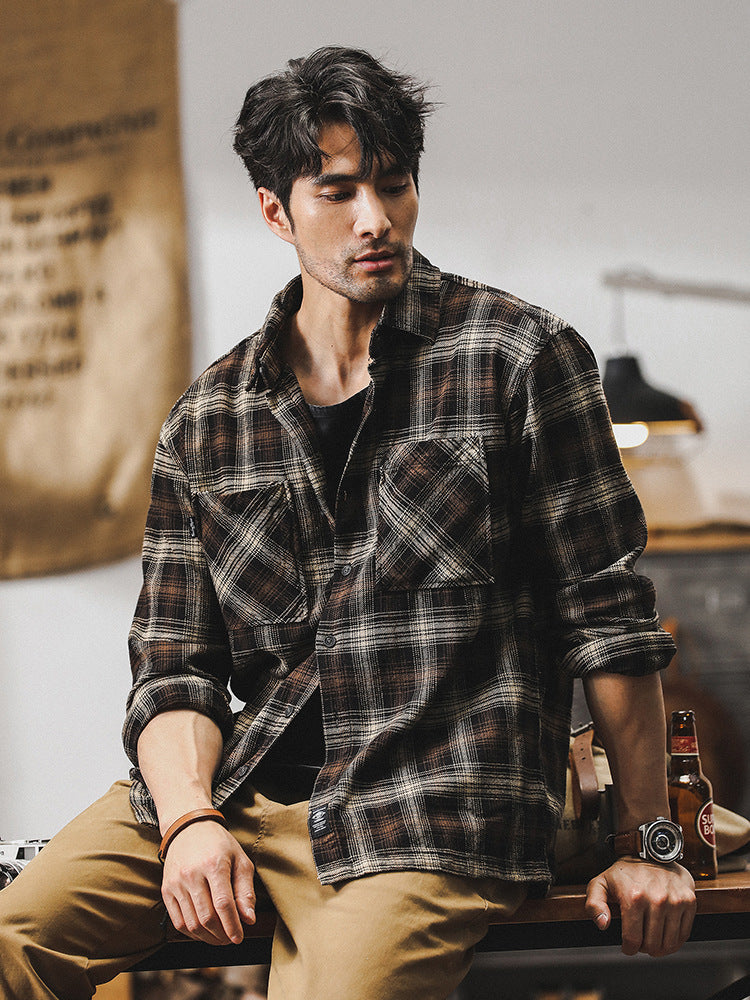 VAAGOON Checkpoint Grid Shirt