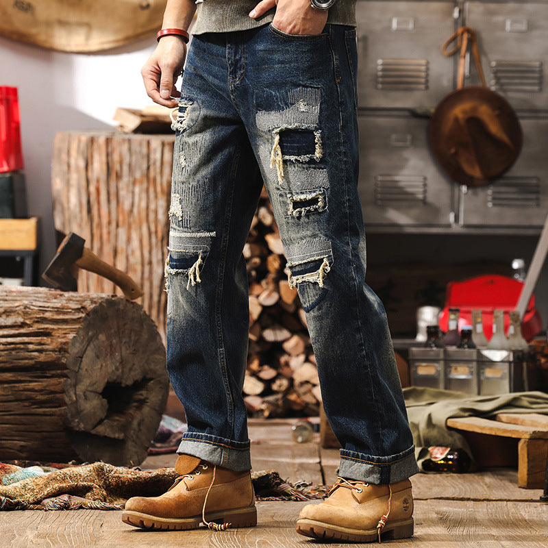 VAAGOON Raw Edge Blue Jeans