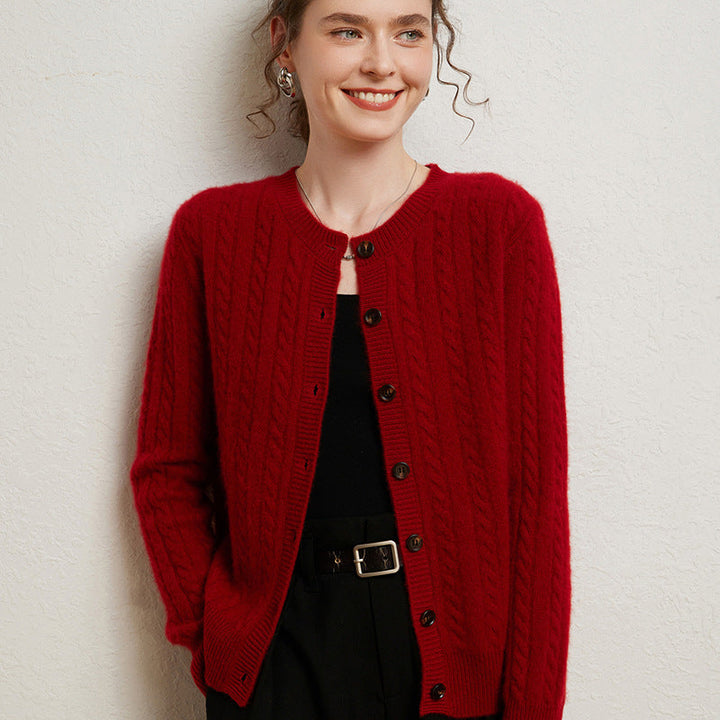 Vaagoon Nordic Cable Cashmere Cardigan