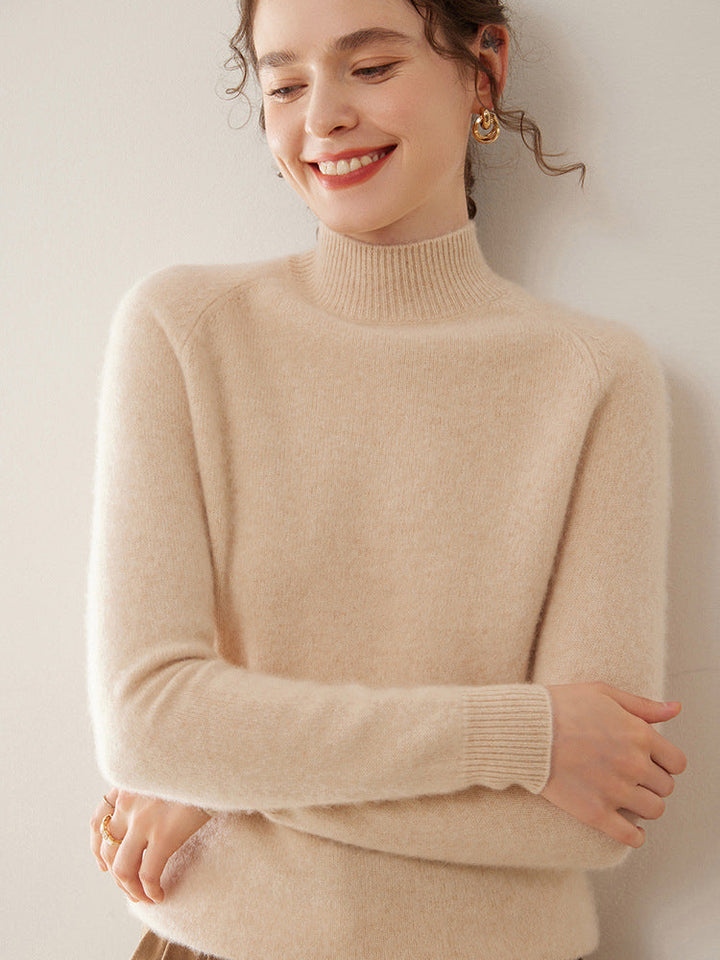 Vaagoon Cashmere Crest Turtleneck Sweater
