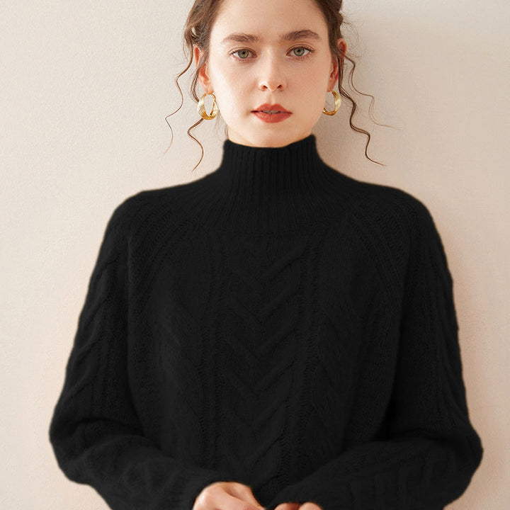 Vaagoon Arctic Shield Cashmere Half Turtleneck Sweater