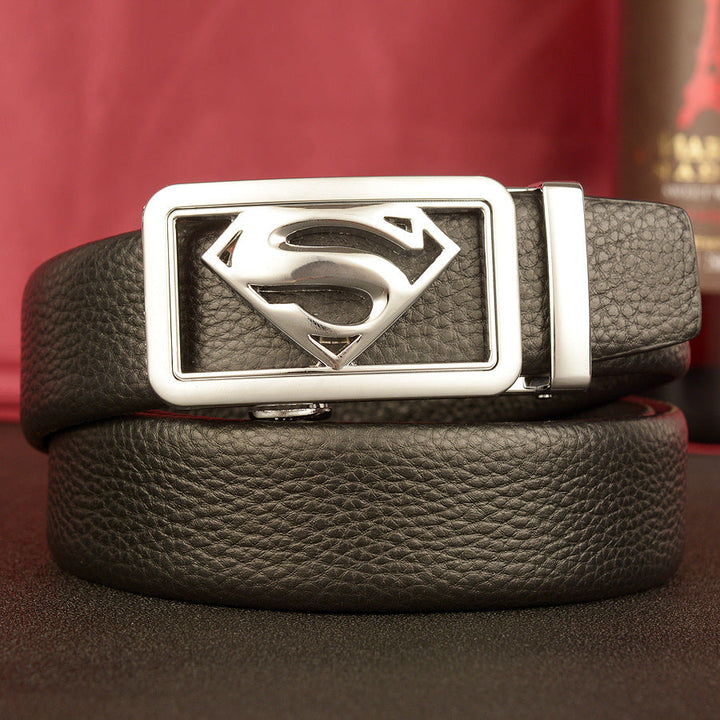 VAAGOON Genuine Leather Automatic Buckle Belt