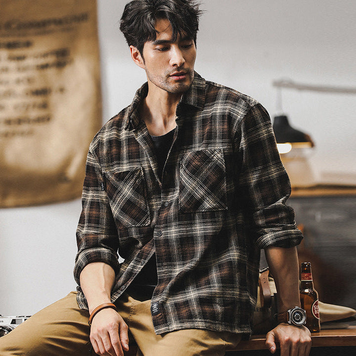 VAAGOON Checkpoint Grid Shirt