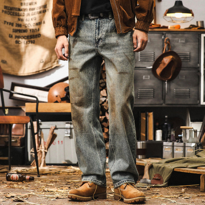 VAAGOON Washed Steel Blue Denim