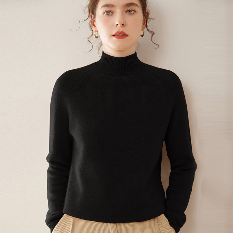 Vaagoon Cashmere Crest Turtleneck Sweater