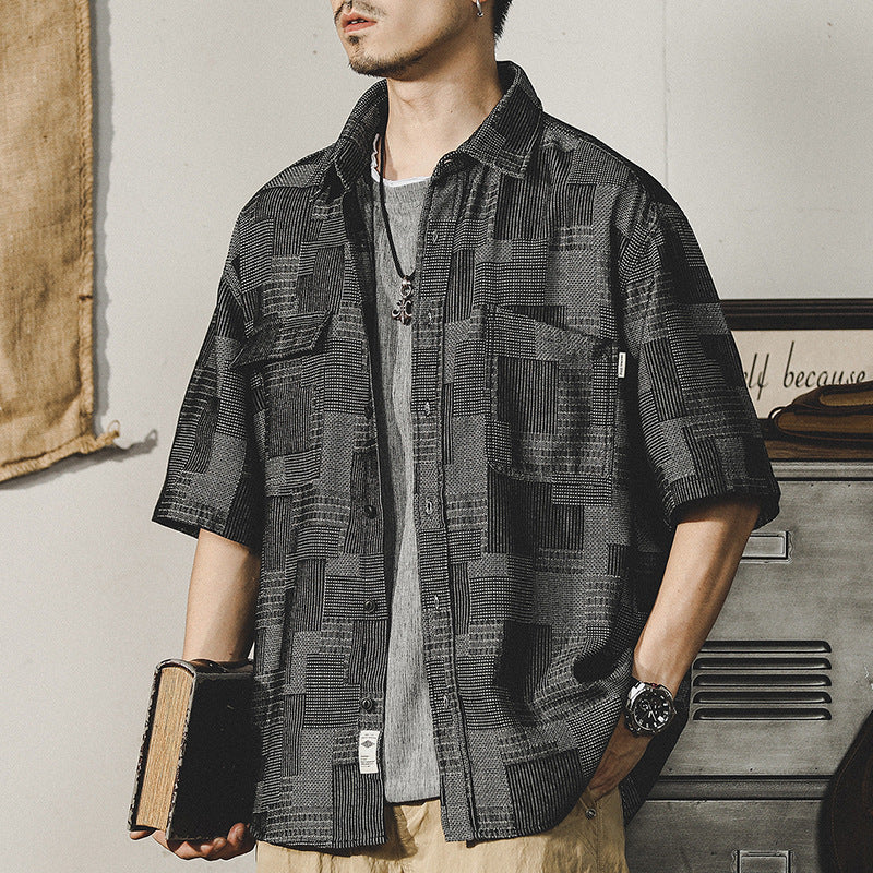 VAAGOON Grid Lines Spirit Shirt