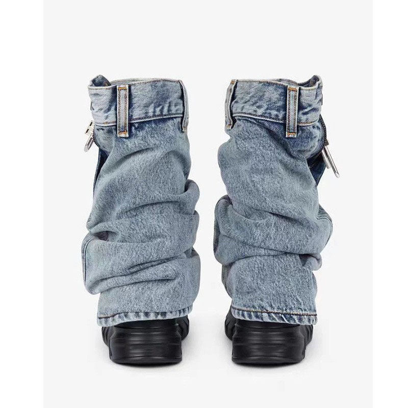 Vaagoon Denim Sky High Fashion Boots