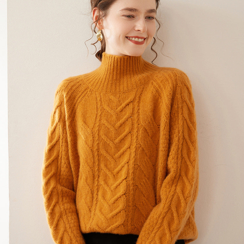 Vaagoon Arctic Shield Cashmere Half Turtleneck Sweater