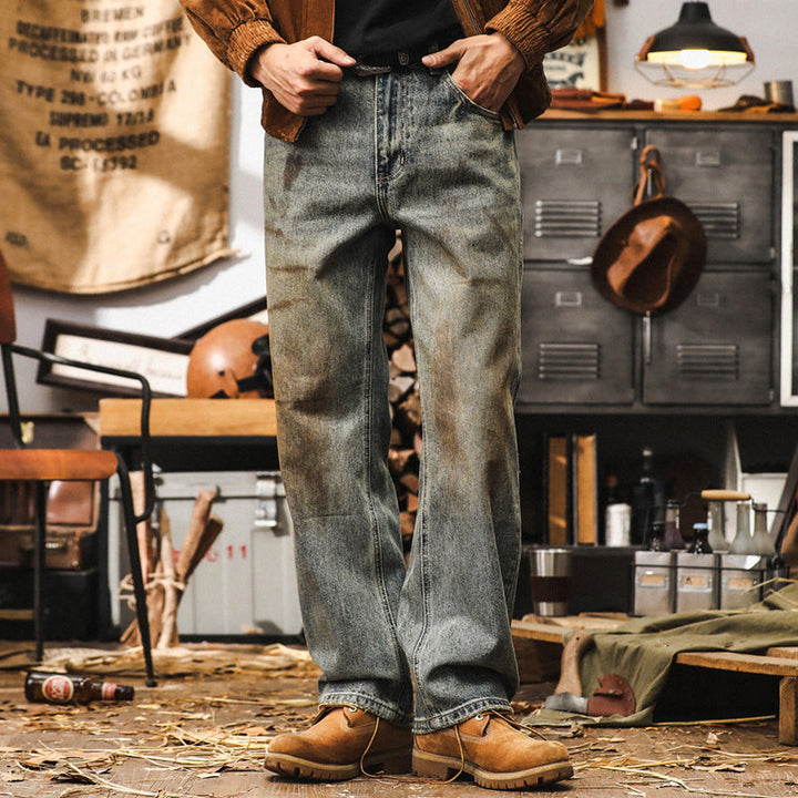 VAAGOON Washed Steel Blue Denim