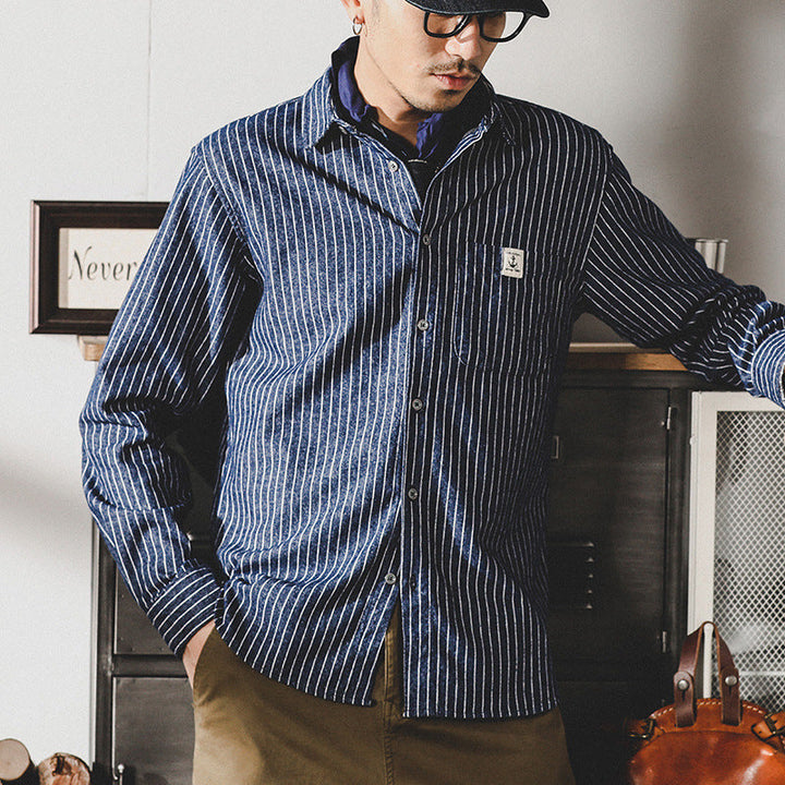 VAAGOON Deep Striped Overshirt