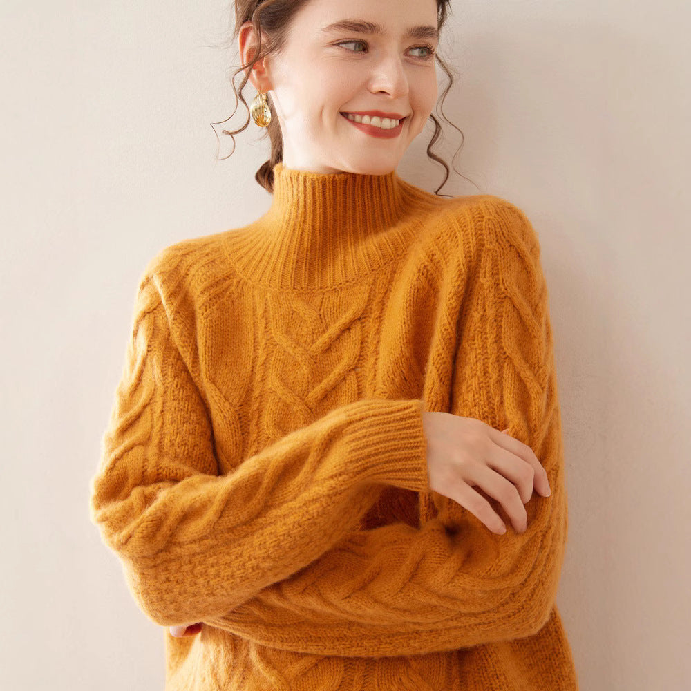 Vaagoon Arctic Shield Cashmere Half Turtleneck Sweater