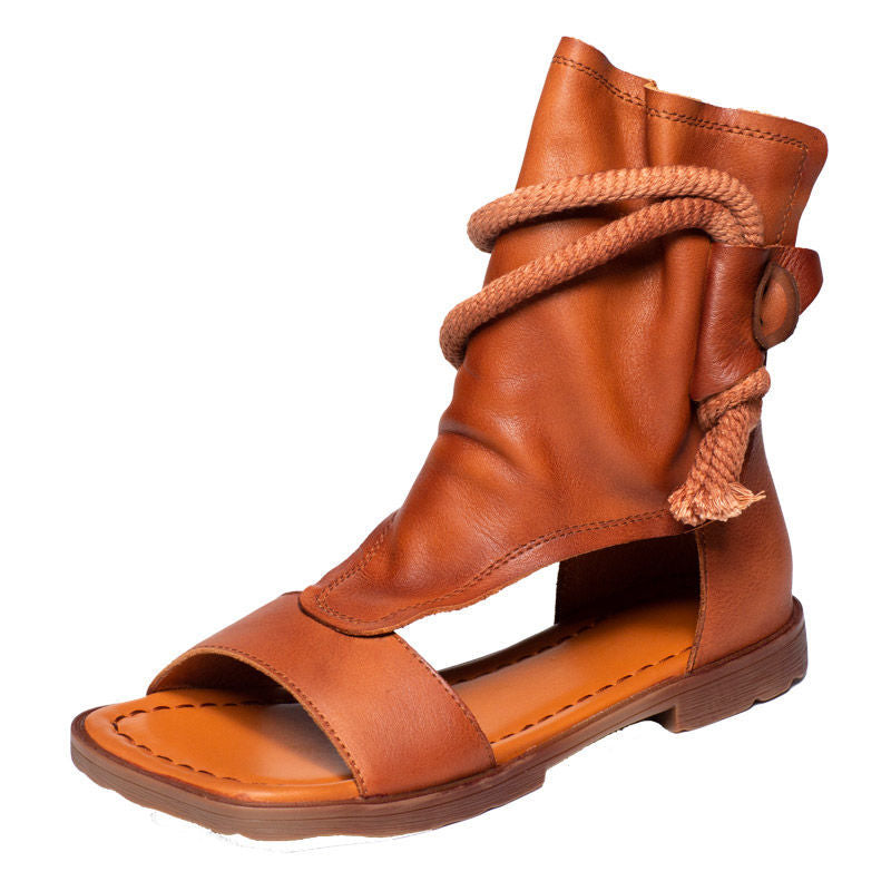 Vaagoon Roma Style Leather Sandal