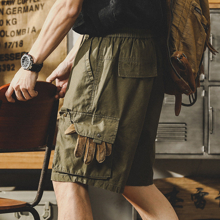 VAAGOON Tactical Olive Comfort Shorts