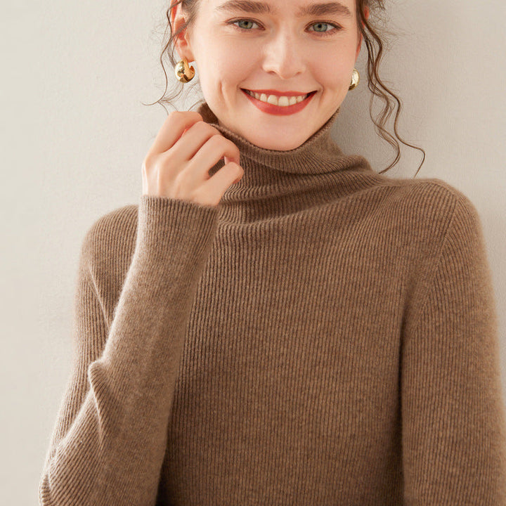 Vaagoon Velvet Crest Cashmere Fisherman Neck Sweater