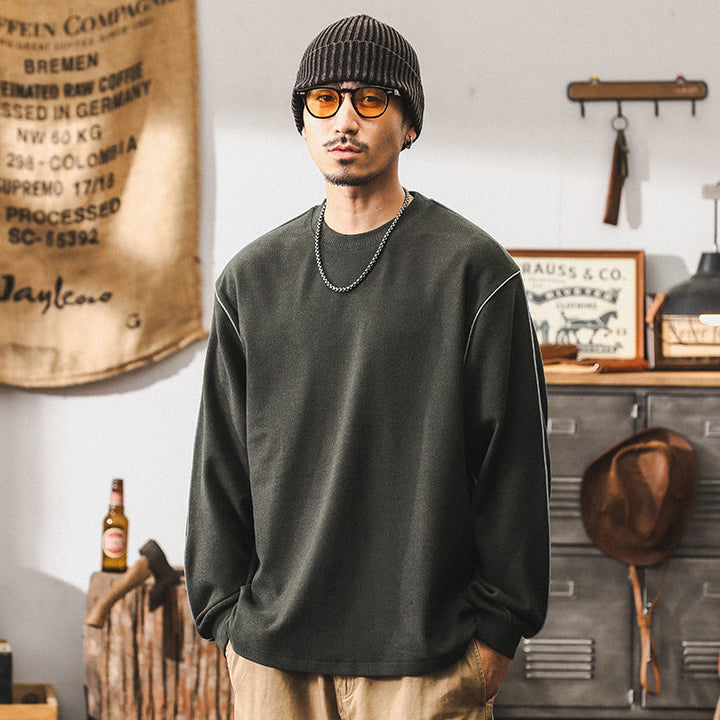 VAAGOON Gridmotion Geometric Patterned Sweatshirt