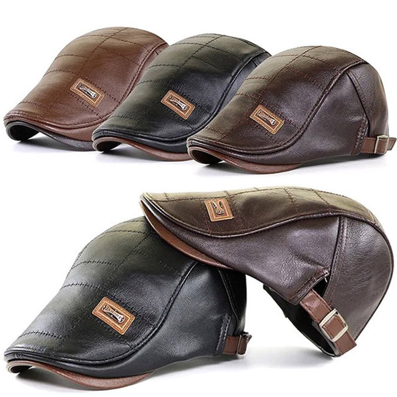 VAAGOON GENOA Men's Leather Hat