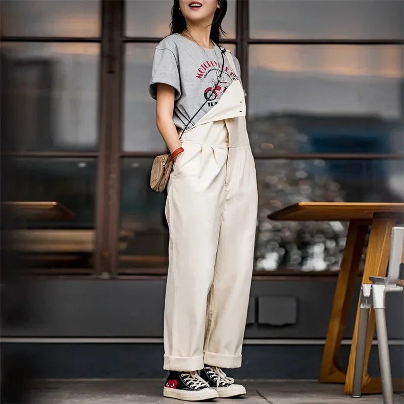 VAAGOON Vintage Casual Loose Jumpsuit