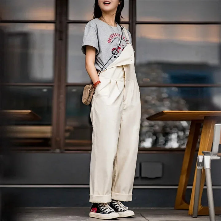 VAAGOON Vintage Casual Loose Jumpsuit