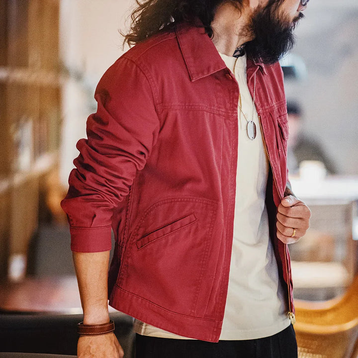 VAAGOON Vintage Letter Embroidered 12MJZ Jacket