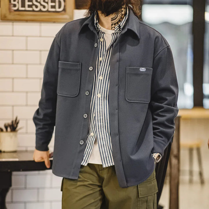 VAAGOON Casual Patchwork Jackets