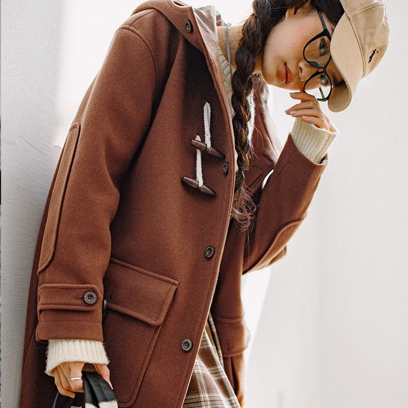 VAAGOON Vintage College Style Coat
