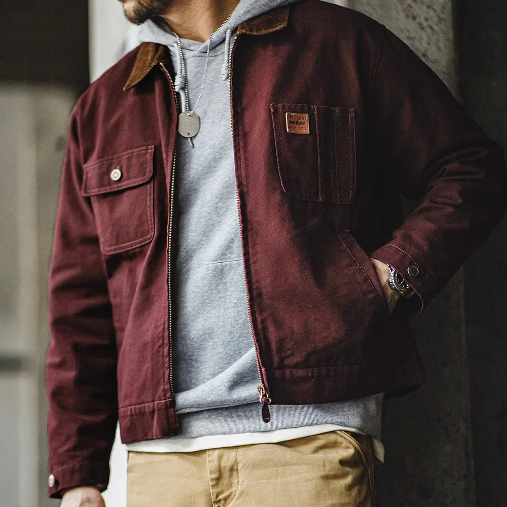 VAAGOON Retro Heavyweight Canvas Detroit Jacket