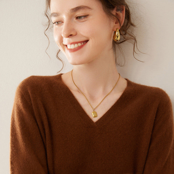 Vaagoon Ultra Fine Cashmere V-Neck Sweater