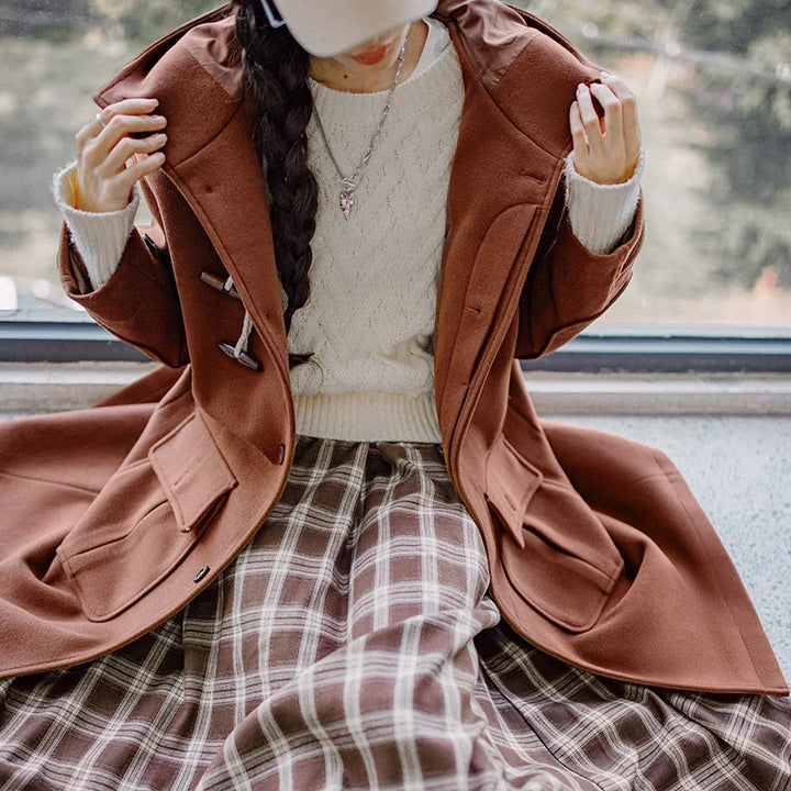 VAAGOON Vintage College Style Coat