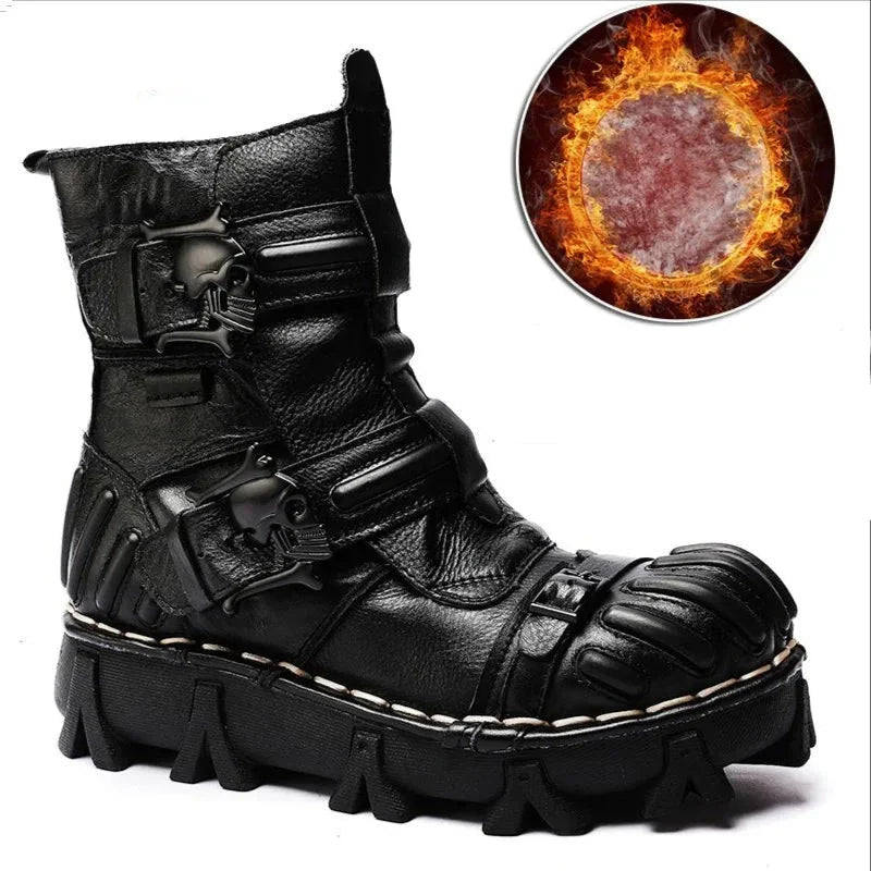VAAGOON Motorcycle Style Boots