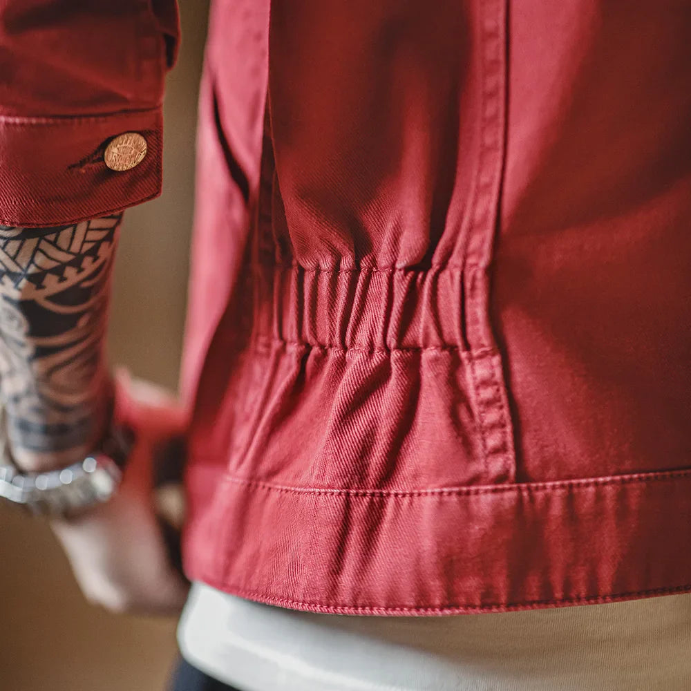 VAAGOON Vintage Letter Embroidered 12MJZ Jacket