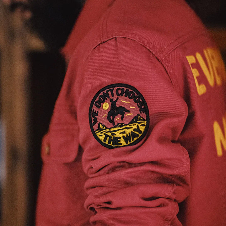 VAAGOON Vintage Letter Embroidered 12MJZ Jacket