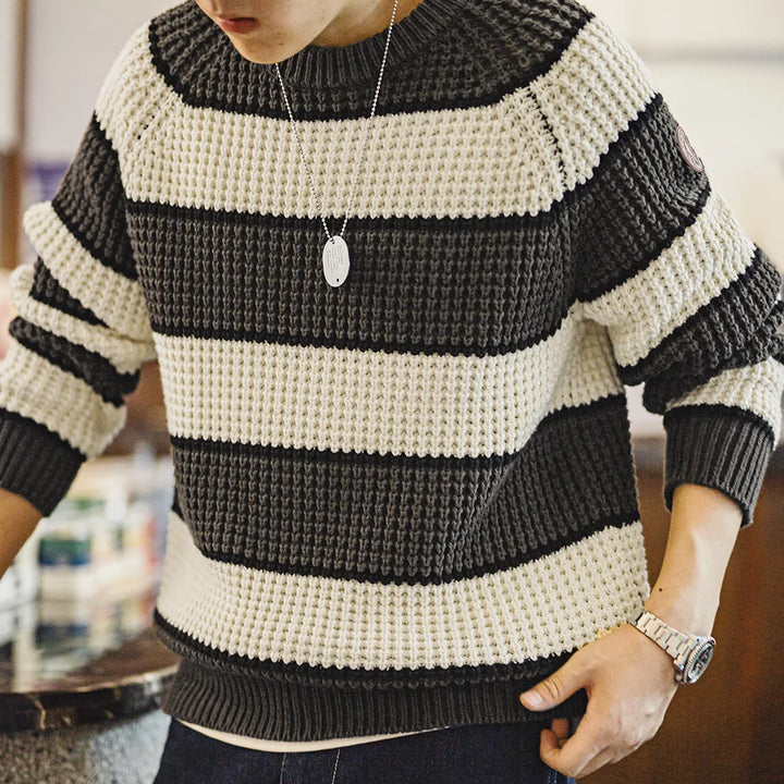 VAAGOON STRIPE KNITTED SWEATER