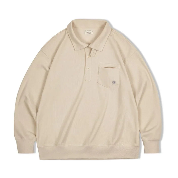 VAAGOON VINTAGE Half-Placket Sweatshirt