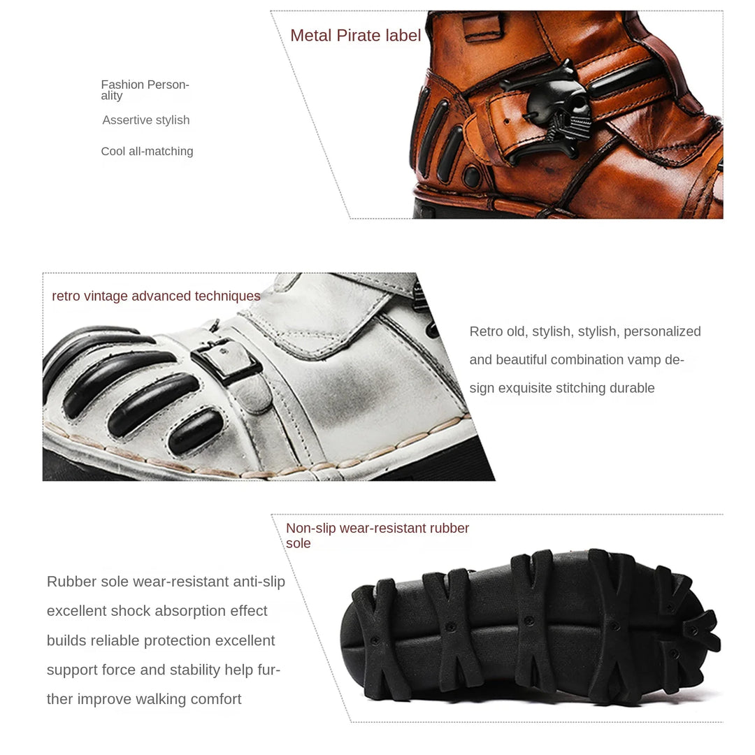 VAAGOON Motorcycle Style Boots