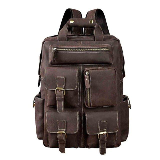 VAAGOON UNISEX LEATHER BACKPACK VGN6774