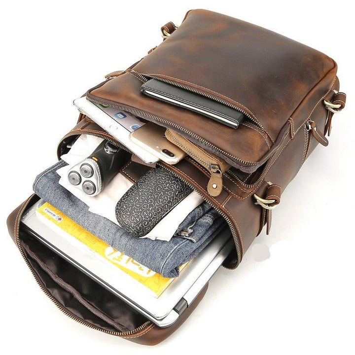 VAAGOON UNISEX LEATHER BACKPACK VGN6753