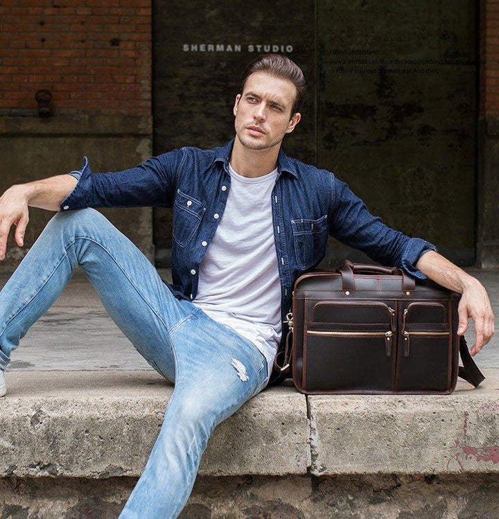 VAAGOON UNISEX LEATHER BAG VGN6745