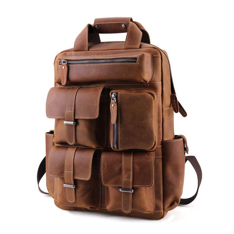 VAAGOON UNISEX LEATHER BACKPACK VGN6774