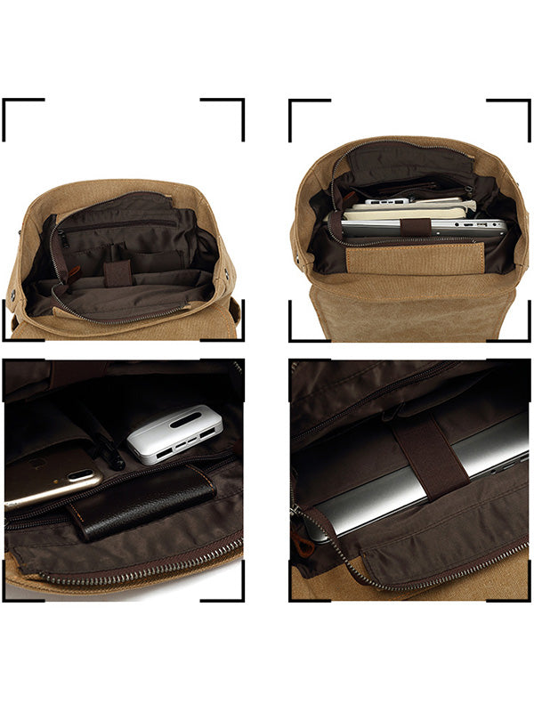 Daily Outdoor Travel Canvas Backpack